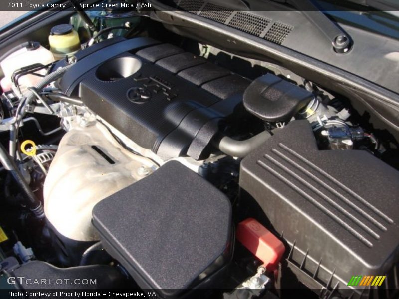 Spruce Green Mica / Ash 2011 Toyota Camry LE