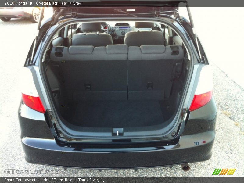 Crystal Black Pearl / Gray 2010 Honda Fit