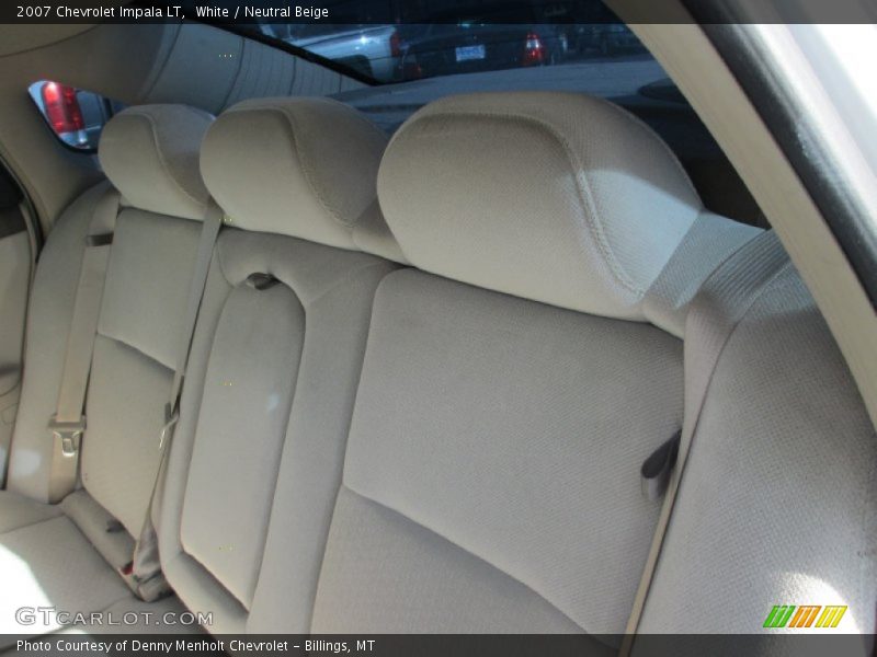 White / Neutral Beige 2007 Chevrolet Impala LT