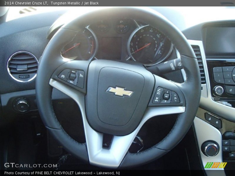 Tungsten Metallic / Jet Black 2014 Chevrolet Cruze LT