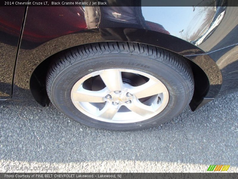 Black Granite Metallic / Jet Black 2014 Chevrolet Cruze LT
