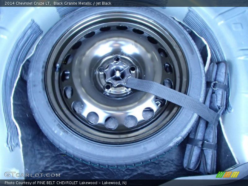 Black Granite Metallic / Jet Black 2014 Chevrolet Cruze LT