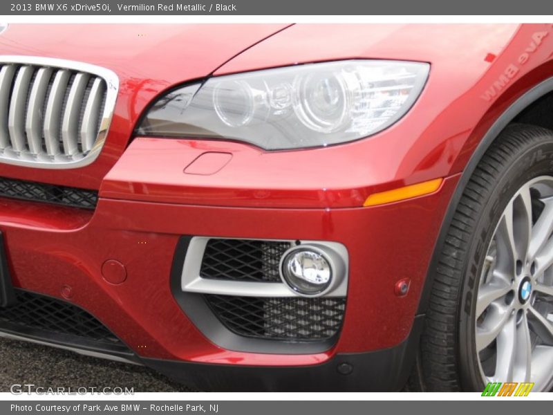 Vermilion Red Metallic / Black 2013 BMW X6 xDrive50i