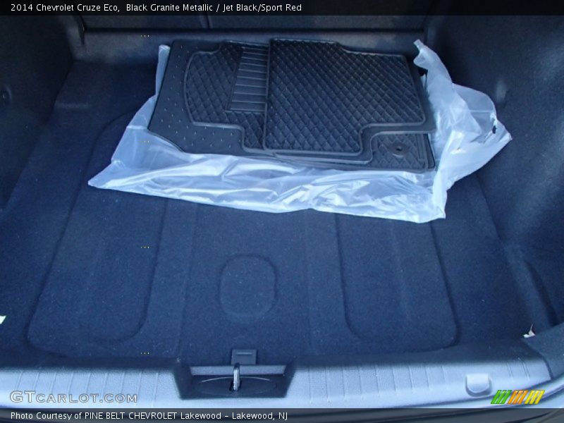 Black Granite Metallic / Jet Black/Sport Red 2014 Chevrolet Cruze Eco