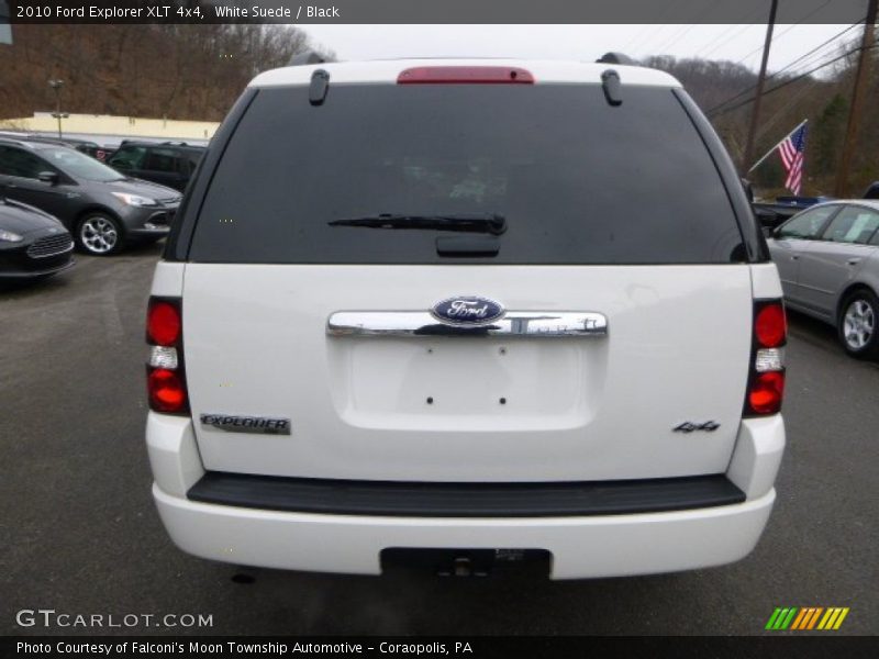 White Suede / Black 2010 Ford Explorer XLT 4x4
