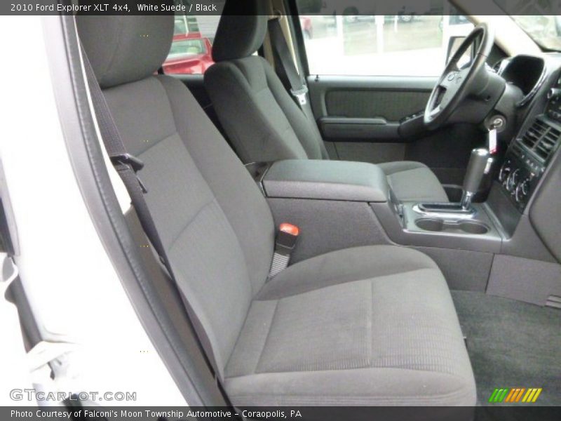 White Suede / Black 2010 Ford Explorer XLT 4x4