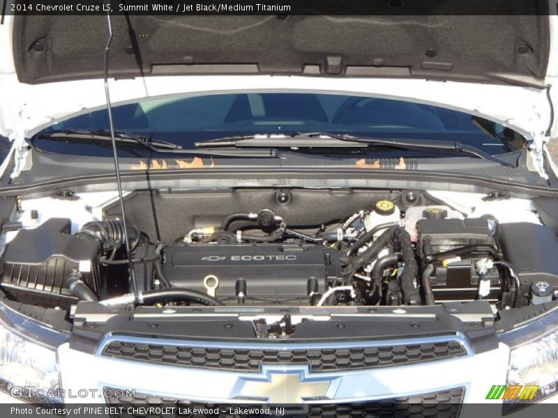 Summit White / Jet Black/Medium Titanium 2014 Chevrolet Cruze LS