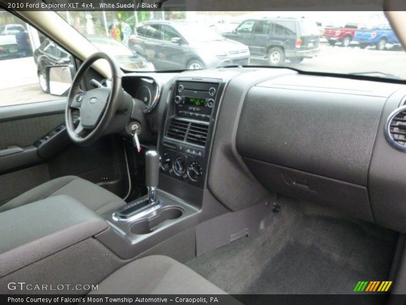 White Suede / Black 2010 Ford Explorer XLT 4x4