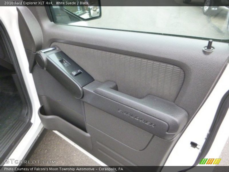 White Suede / Black 2010 Ford Explorer XLT 4x4
