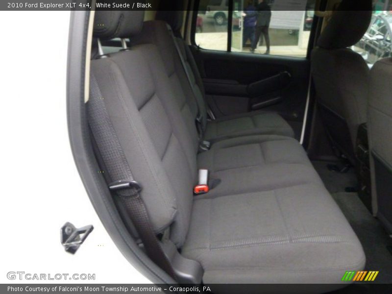 White Suede / Black 2010 Ford Explorer XLT 4x4