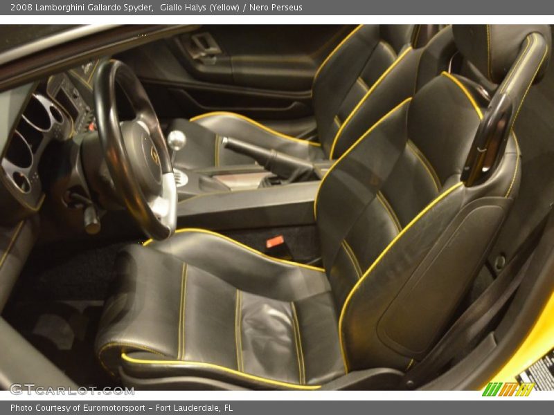 Front Seat of 2008 Gallardo Spyder