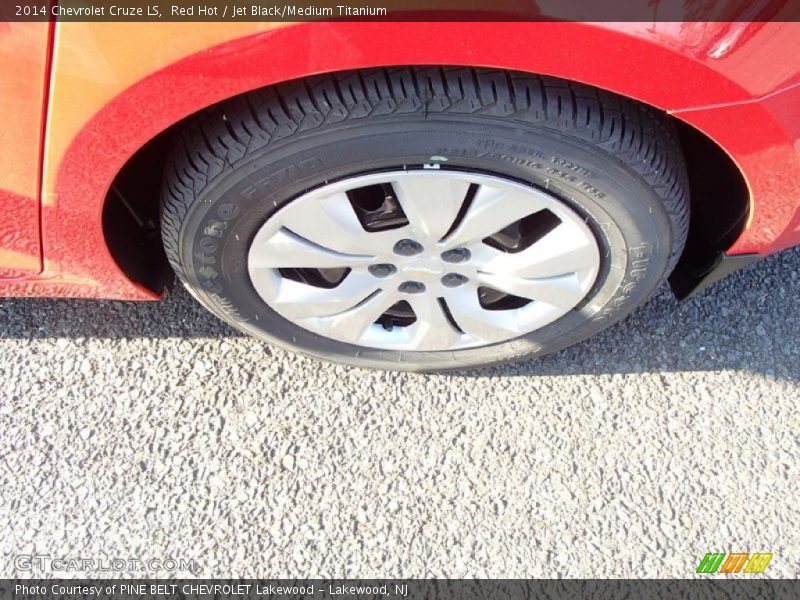 Red Hot / Jet Black/Medium Titanium 2014 Chevrolet Cruze LS