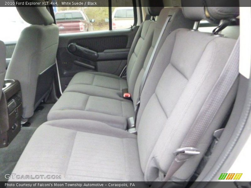 White Suede / Black 2010 Ford Explorer XLT 4x4