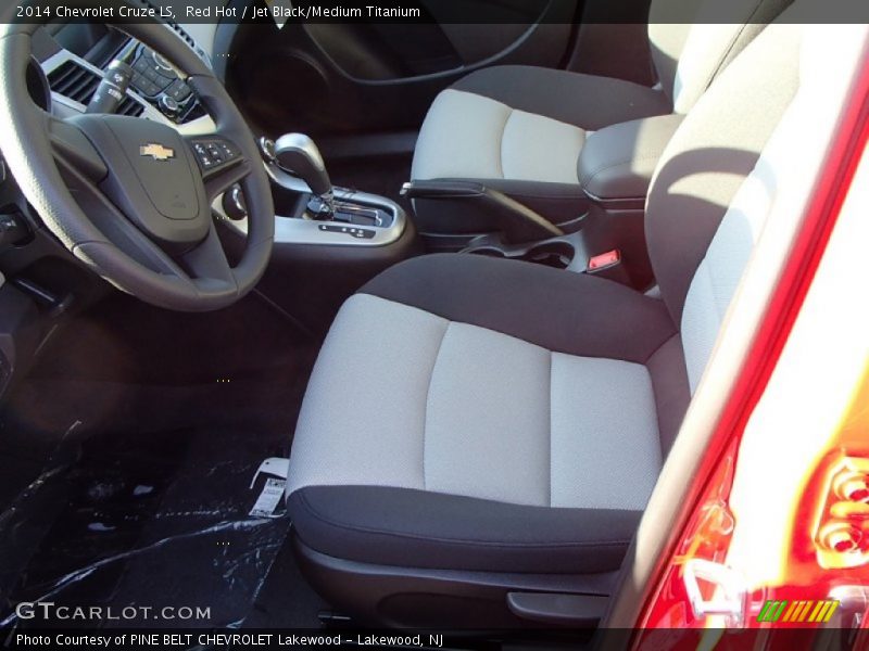 Red Hot / Jet Black/Medium Titanium 2014 Chevrolet Cruze LS