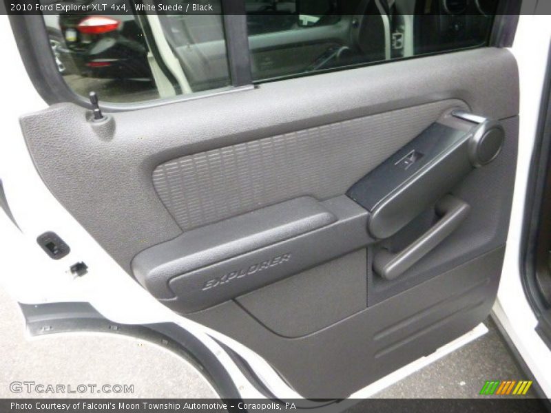 White Suede / Black 2010 Ford Explorer XLT 4x4