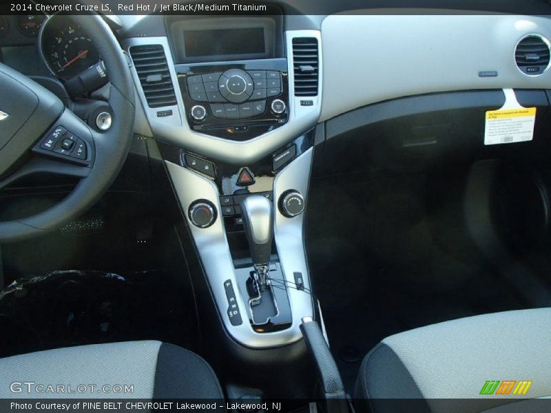 Red Hot / Jet Black/Medium Titanium 2014 Chevrolet Cruze LS