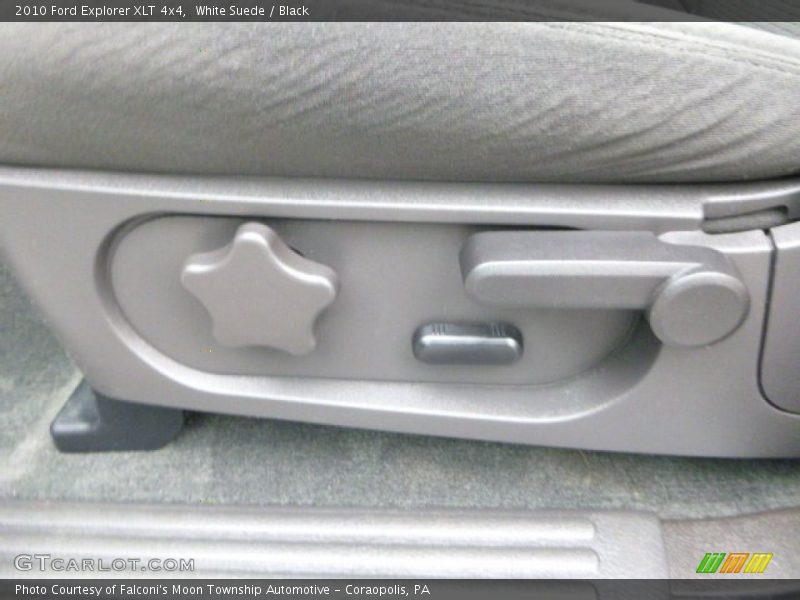 White Suede / Black 2010 Ford Explorer XLT 4x4