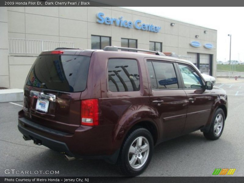 Dark Cherry Pearl / Black 2009 Honda Pilot EX