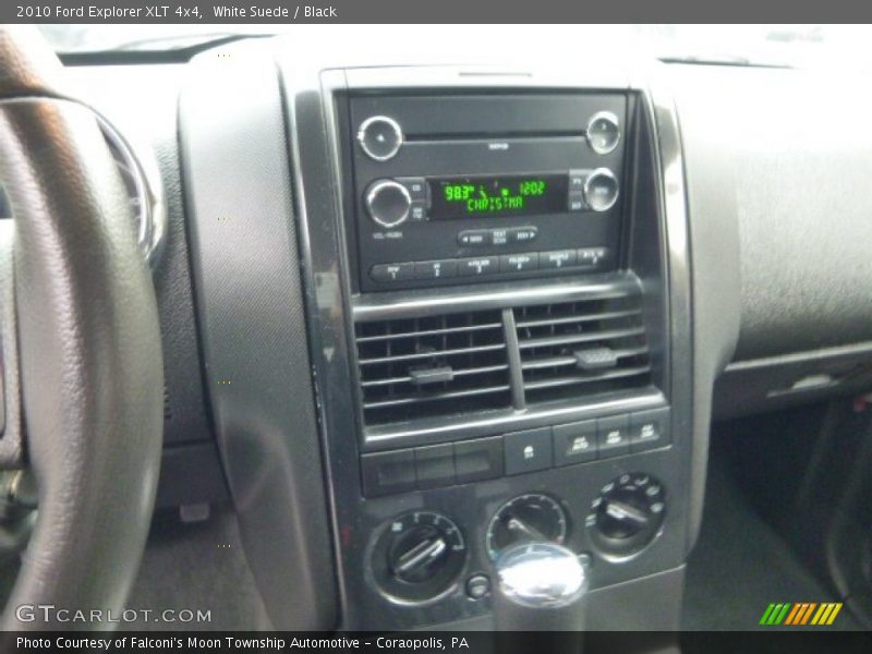 White Suede / Black 2010 Ford Explorer XLT 4x4