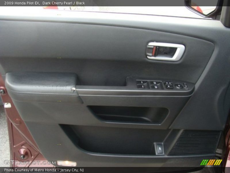 Dark Cherry Pearl / Black 2009 Honda Pilot EX
