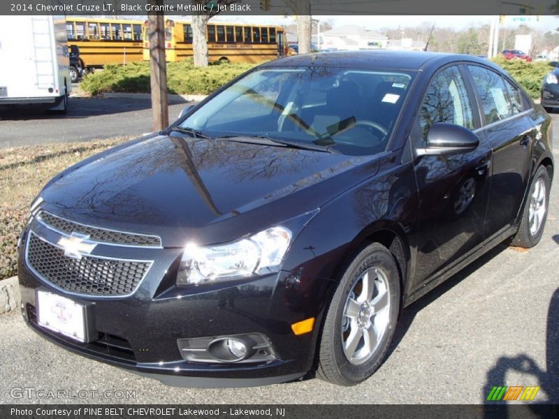 Black Granite Metallic / Jet Black 2014 Chevrolet Cruze LT