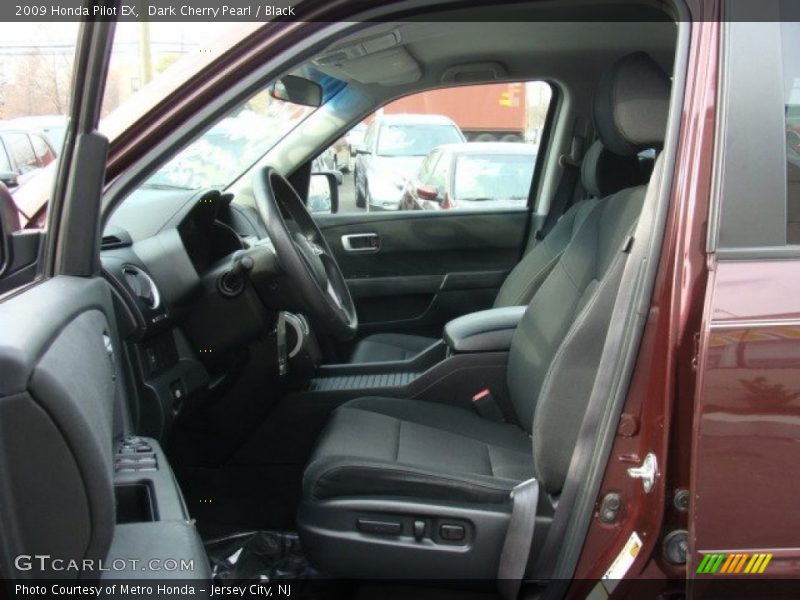 Dark Cherry Pearl / Black 2009 Honda Pilot EX
