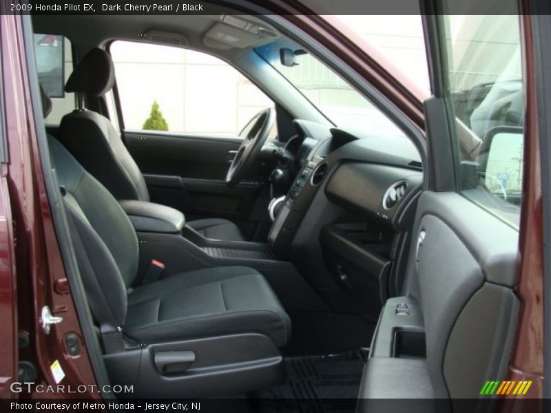 Dark Cherry Pearl / Black 2009 Honda Pilot EX