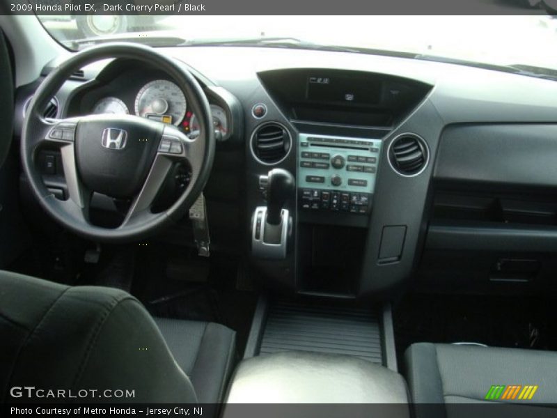 Dark Cherry Pearl / Black 2009 Honda Pilot EX