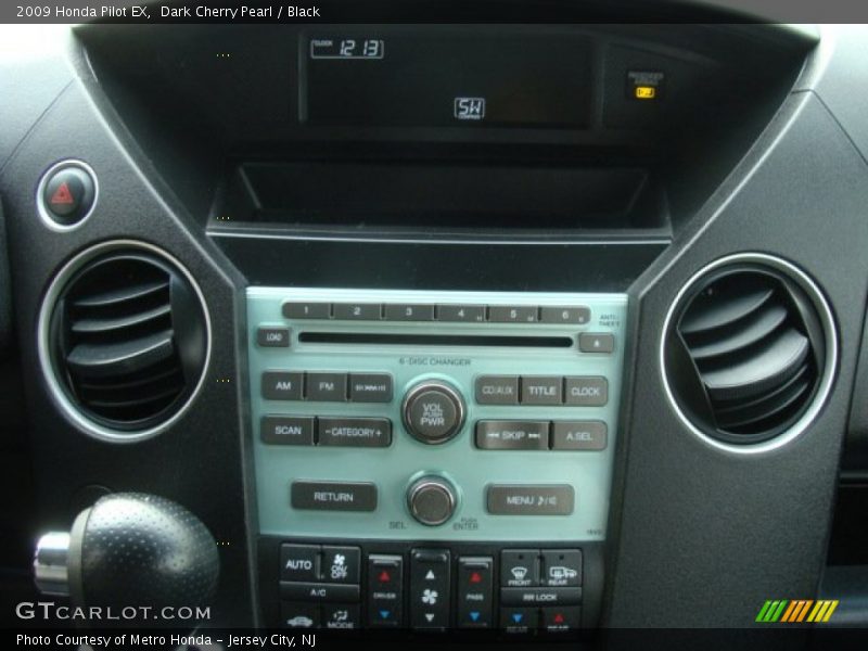 Dark Cherry Pearl / Black 2009 Honda Pilot EX