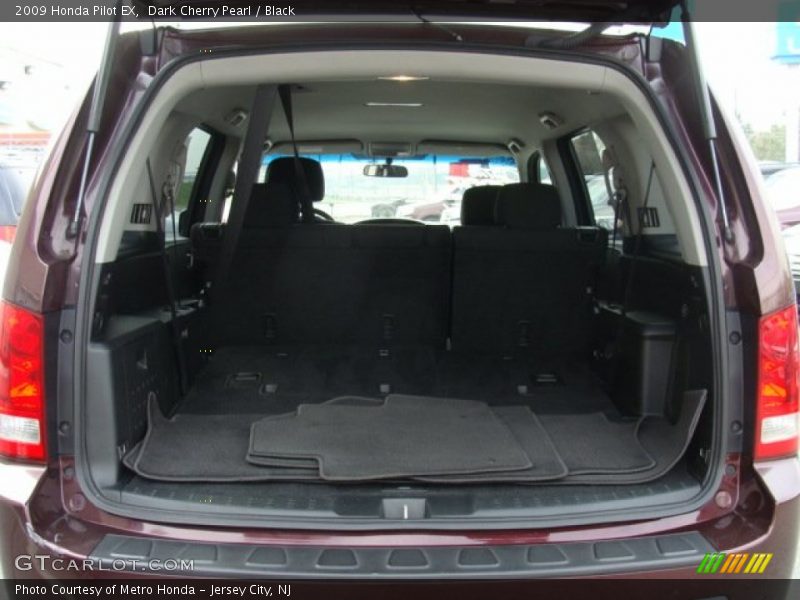 Dark Cherry Pearl / Black 2009 Honda Pilot EX