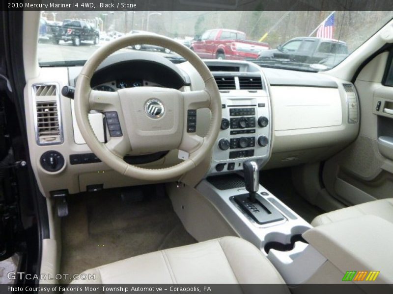 Black / Stone 2010 Mercury Mariner I4 4WD