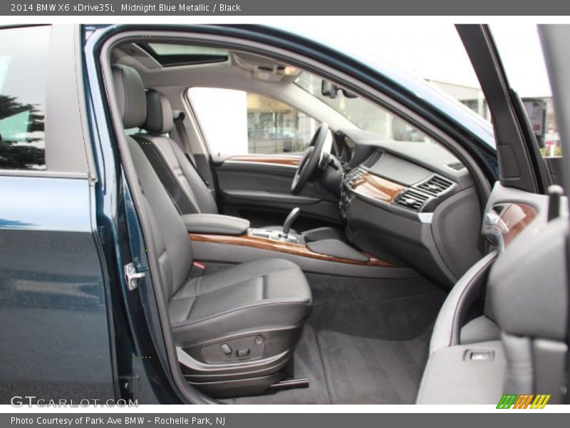 Midnight Blue Metallic / Black 2014 BMW X6 xDrive35i