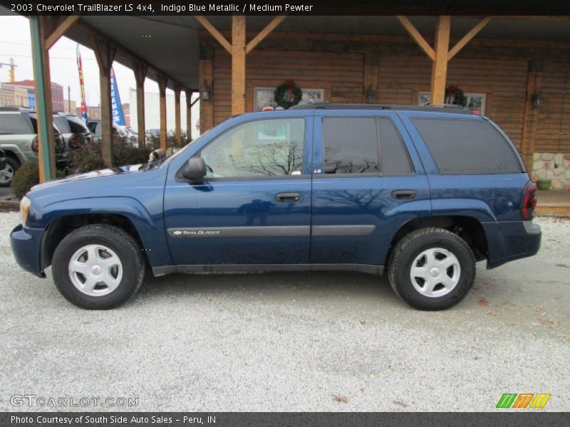 Indigo Blue Metallic / Medium Pewter 2003 Chevrolet TrailBlazer LS 4x4
