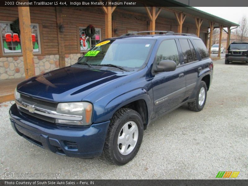 Indigo Blue Metallic / Medium Pewter 2003 Chevrolet TrailBlazer LS 4x4