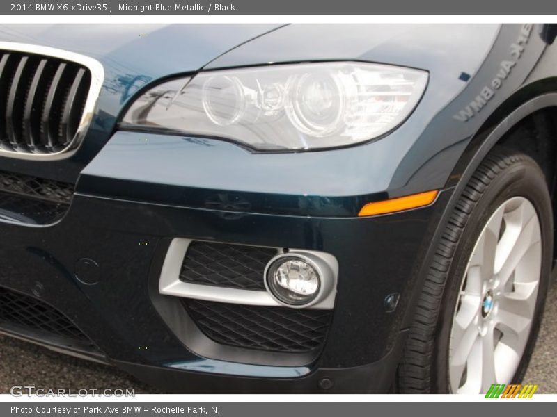 Midnight Blue Metallic / Black 2014 BMW X6 xDrive35i