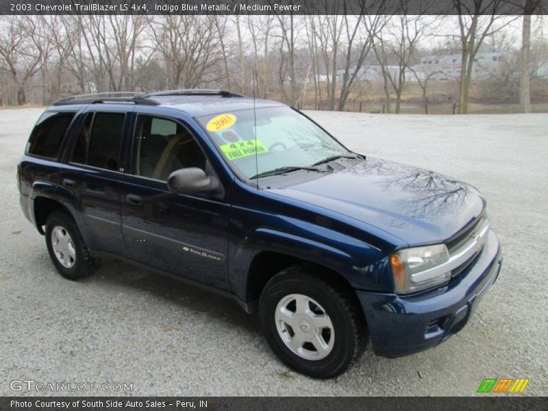 Indigo Blue Metallic / Medium Pewter 2003 Chevrolet TrailBlazer LS 4x4