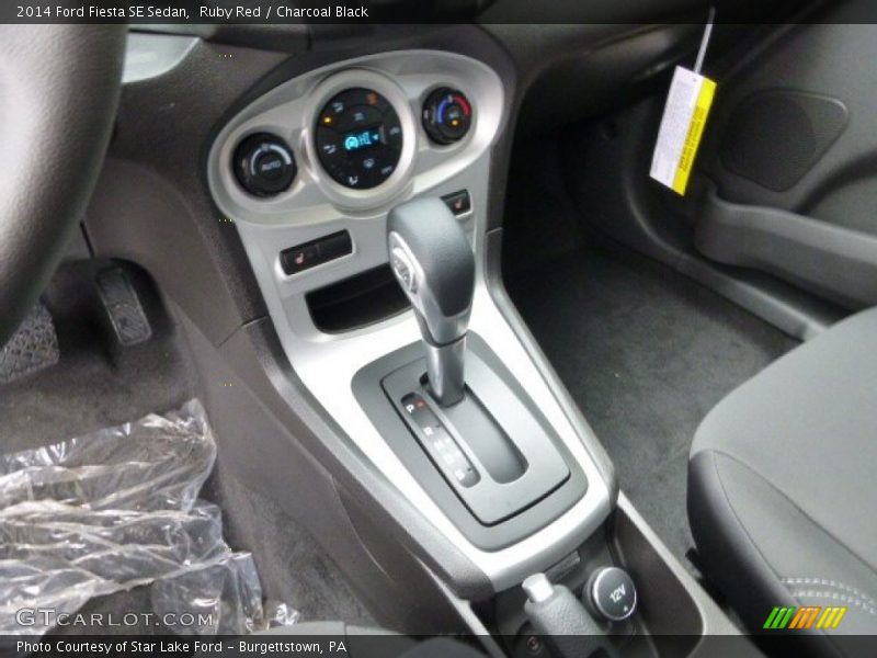 Ruby Red / Charcoal Black 2014 Ford Fiesta SE Sedan