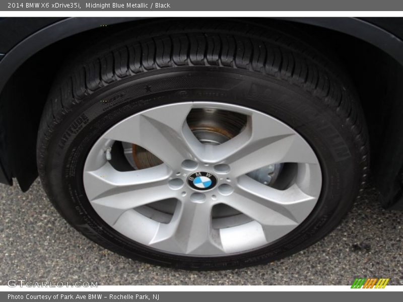 Midnight Blue Metallic / Black 2014 BMW X6 xDrive35i