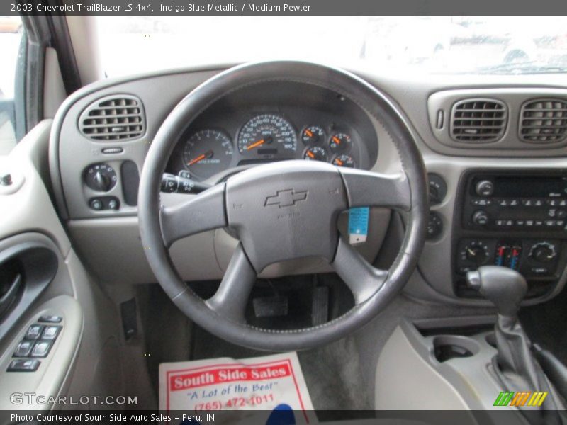 Indigo Blue Metallic / Medium Pewter 2003 Chevrolet TrailBlazer LS 4x4