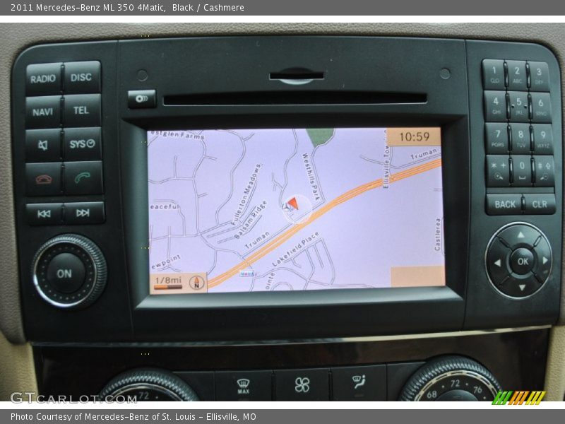 Black / Cashmere 2011 Mercedes-Benz ML 350 4Matic