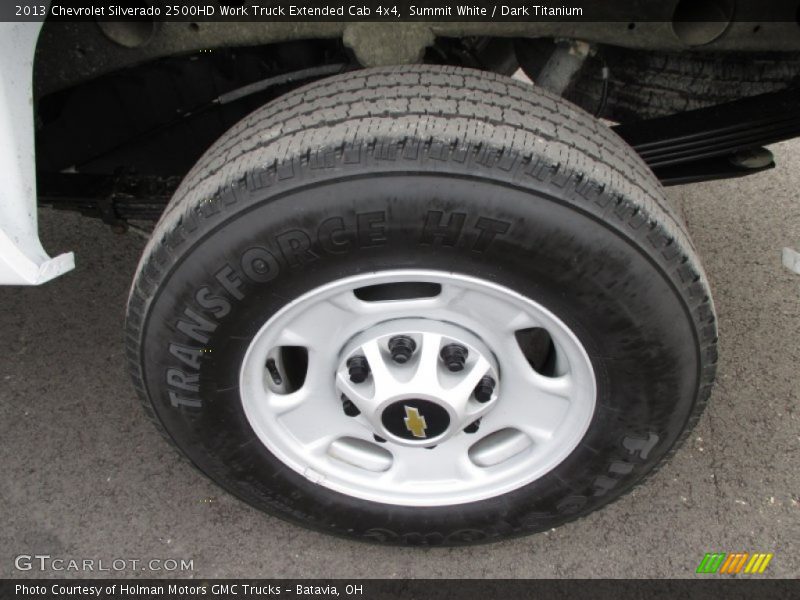 Summit White / Dark Titanium 2013 Chevrolet Silverado 2500HD Work Truck Extended Cab 4x4