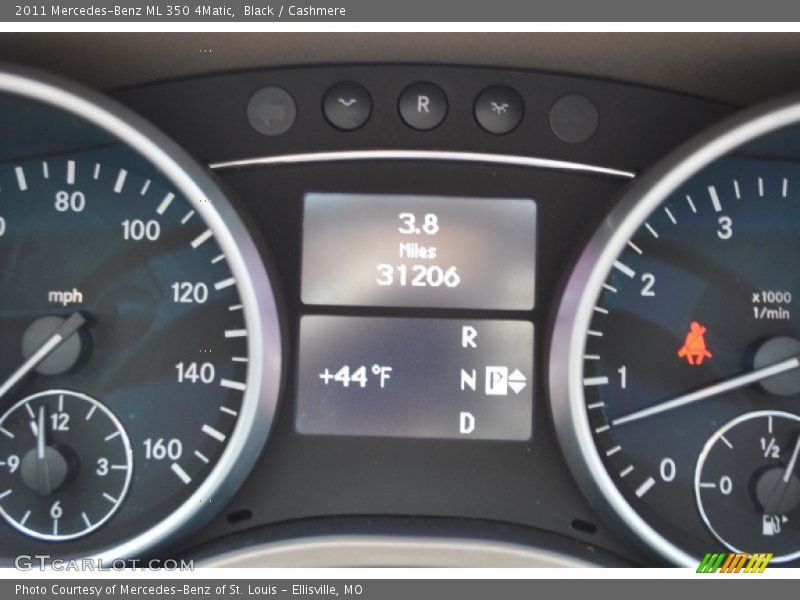 Black / Cashmere 2011 Mercedes-Benz ML 350 4Matic