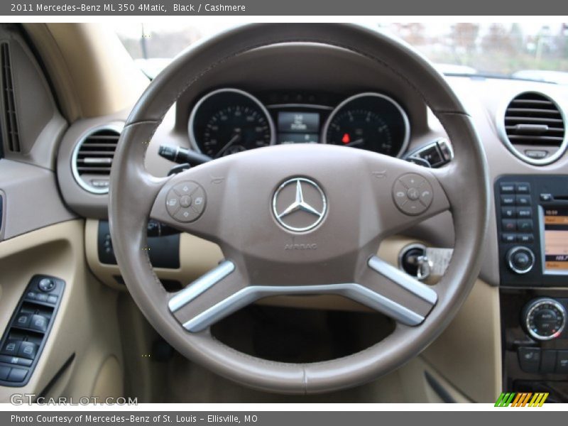 Black / Cashmere 2011 Mercedes-Benz ML 350 4Matic