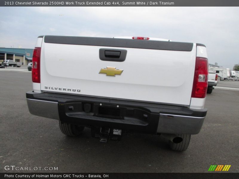 Summit White / Dark Titanium 2013 Chevrolet Silverado 2500HD Work Truck Extended Cab 4x4