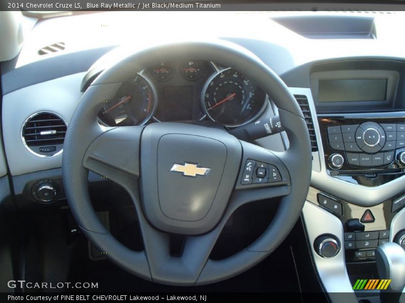 Blue Ray Metallic / Jet Black/Medium Titanium 2014 Chevrolet Cruze LS