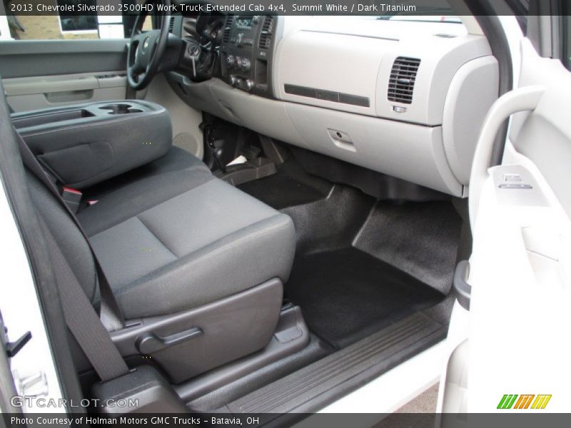 Summit White / Dark Titanium 2013 Chevrolet Silverado 2500HD Work Truck Extended Cab 4x4