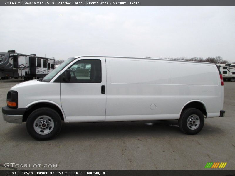 Summit White / Medium Pewter 2014 GMC Savana Van 2500 Extended Cargo