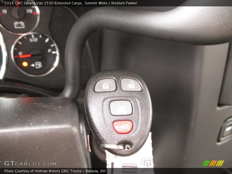 Summit White / Medium Pewter 2014 GMC Savana Van 2500 Extended Cargo
