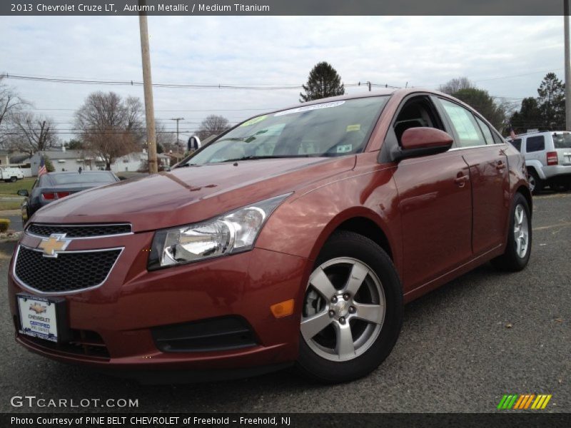Autumn Metallic / Medium Titanium 2013 Chevrolet Cruze LT