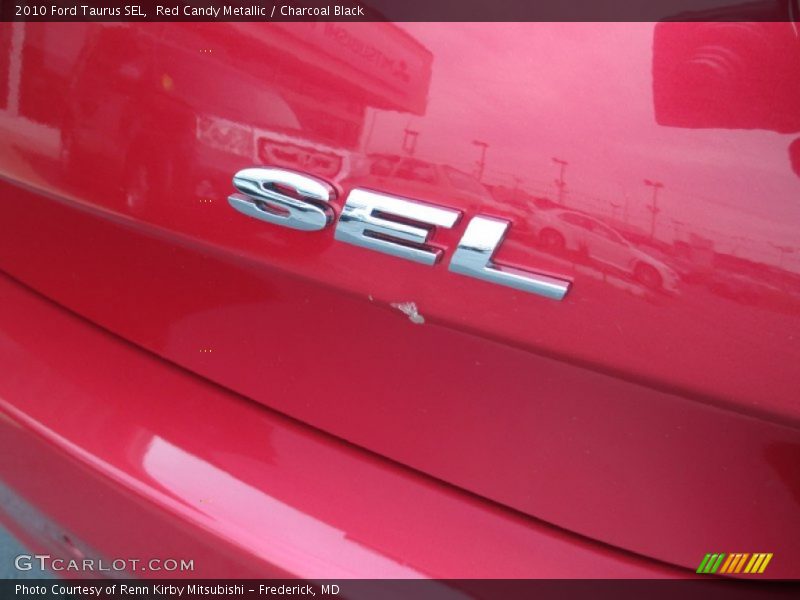 Red Candy Metallic / Charcoal Black 2010 Ford Taurus SEL